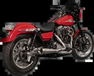 Trask Assault 2:1 排気システム 1984-2000 ハーレーダビッドソン FXR ローライダー用 Trask Assault 2:1 Exhaust System for 1984-2000