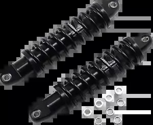 レジェンド ブラック 14 インチ ヘビーデューティー Revo-A リアショック 1984-2000 ハーレーダビッドソン FXR Legend Black 14 Heavy D