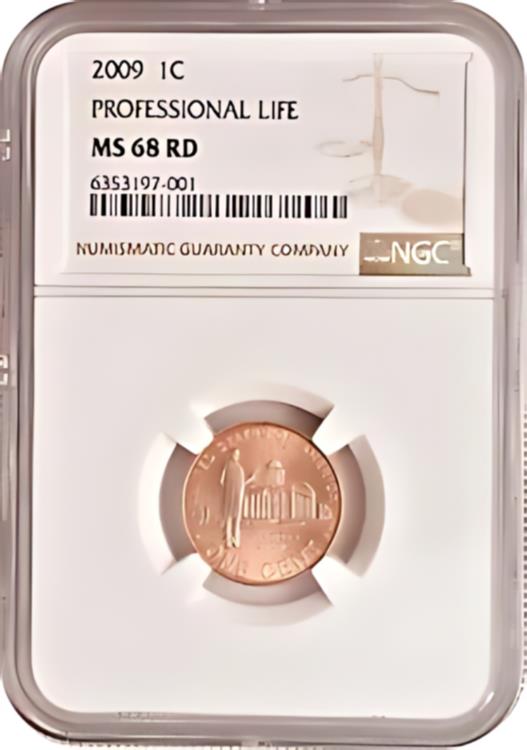 2009-P リンカーン セント プロフェッショナル ライフ 1C ジェム 未流通 NGC MS68 RD レッド