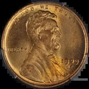 1909-S/S リンカーン セント CAC ステッカー S/横 S PCGS MS66 RD 素晴らしいアイアピール