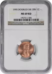 1995 リンカーン セント DDO (FS-101) MS69RD NGC