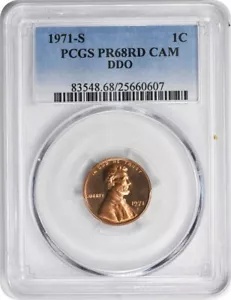 1971-S リンカーン セント DDO (FS-102) PR68RED CAM PCGS