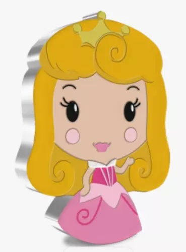 2021 CHIBI ディズニープリンセス シリーズ 眠れる森の美女 オーロラ 1 オンス銀貨